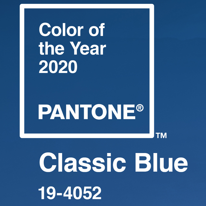 Wir stellen Ihnen die Pantone Color of the Year 2020 vor:  19-4052 Classic Blue