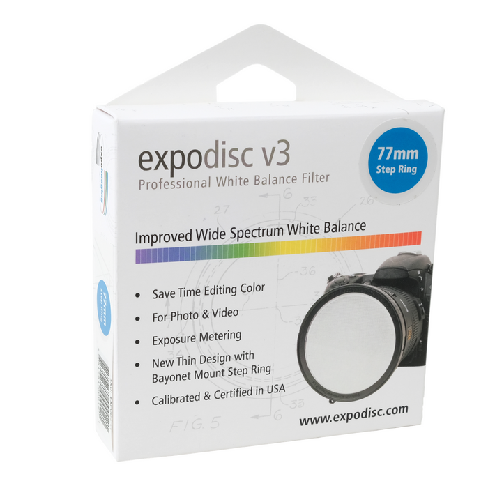ExpoDisc V3 Professional White Balance Filter - 77mm