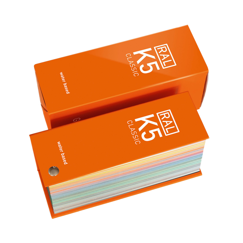 RAL K5 Farbfächer glänzend - auf Wasserbasis