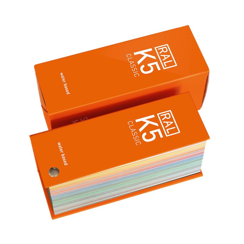 RAL K5 Farbfächer seidenmatt - auf Wasserbasis