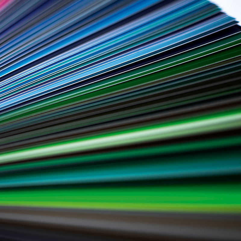 RAL K5 Farbfächer seidenmatt - auf Wasserbasis