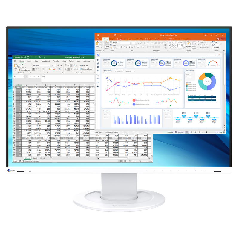 EIZO FlexScan EV2410R 24,1" WUXGA Monitor – Weiß