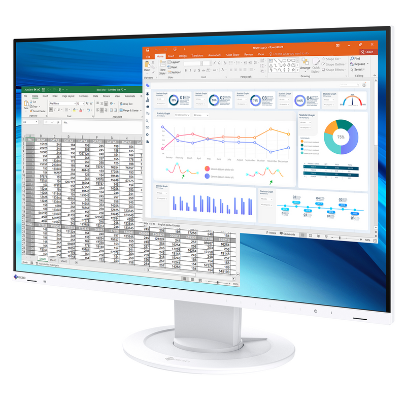 EIZO FlexScan EV2410R 24,1" WUXGA Monitor – Weiß