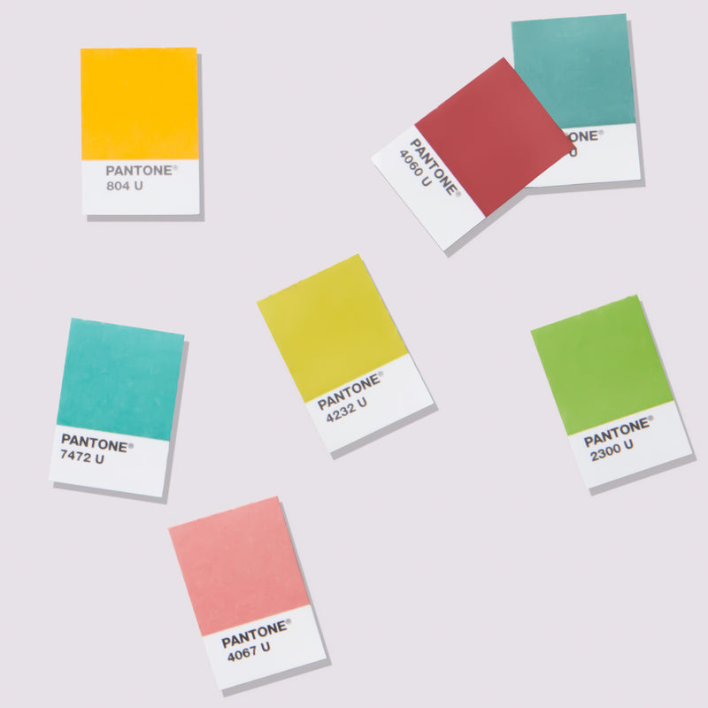 PANTONE Solid Chips Set gestrichen und ungestrichen