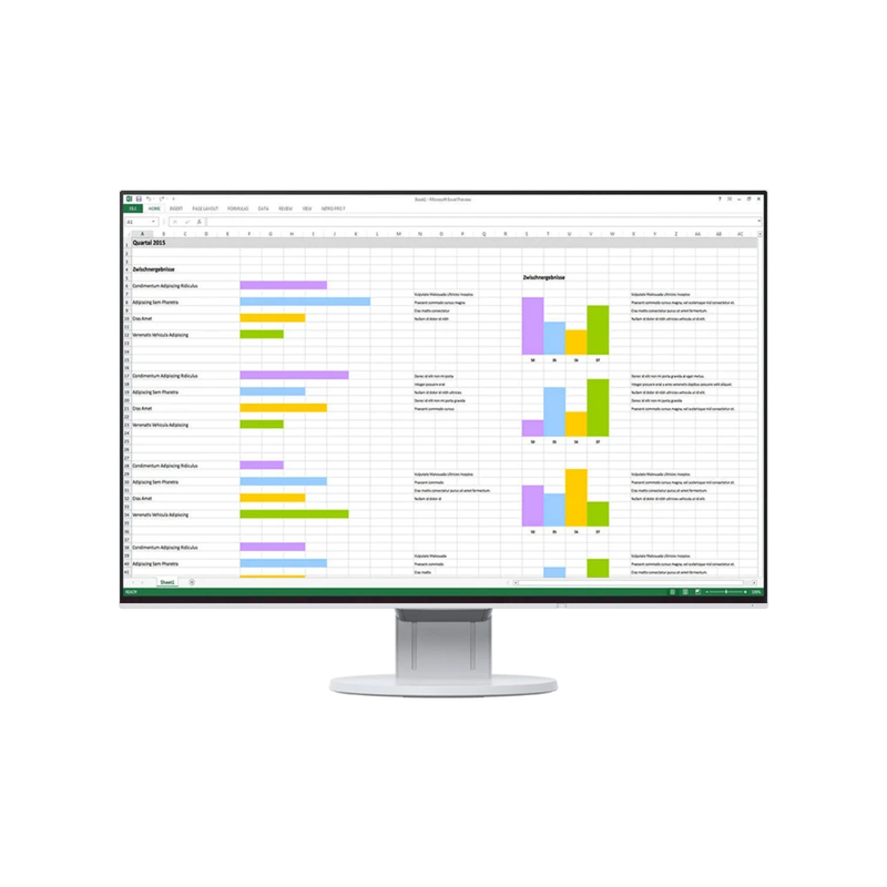 Moniteur FlexScan EIZO EV2456 24 pouces - Blanc
