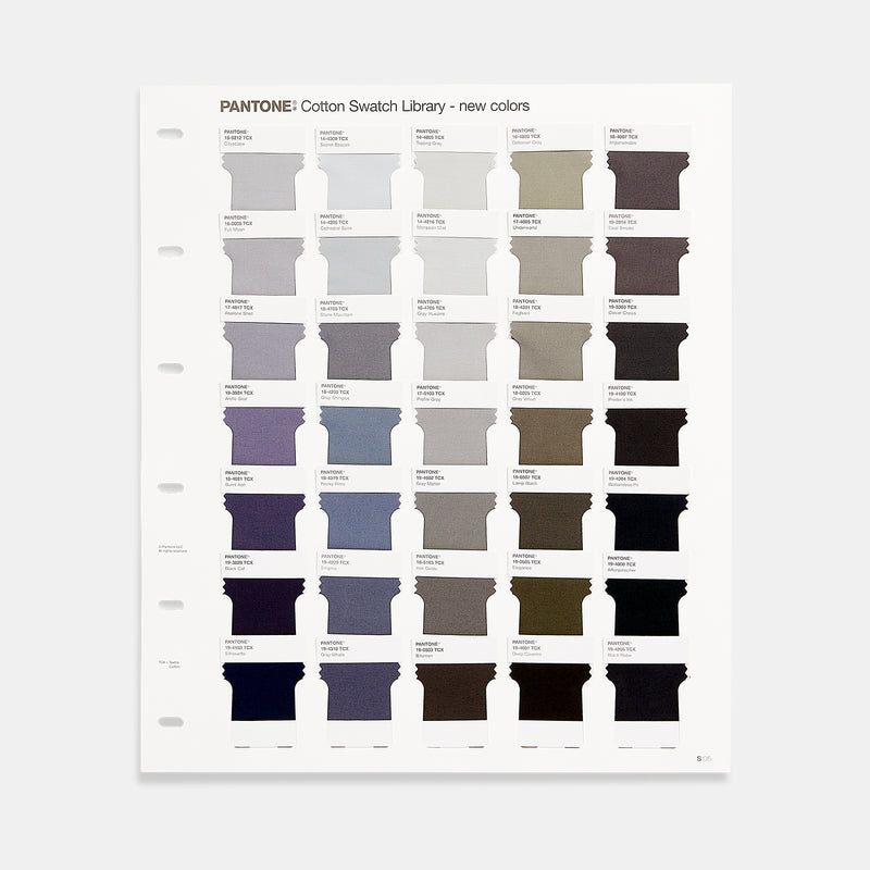 PANTONE FHI Cotton Swatch Library und Dualities Erweiterungspack