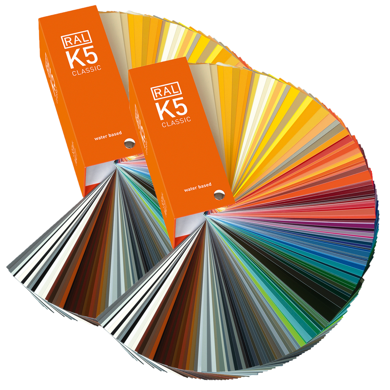 Nuancier de couleurs RAL K5 - à base d'eau