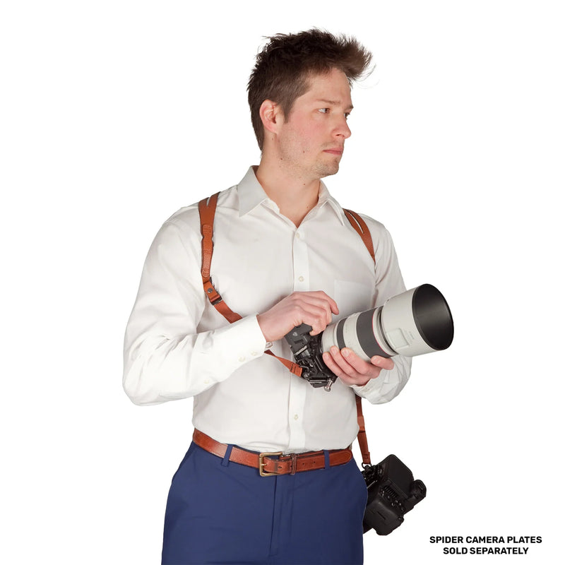 SpiderPro Dual Shoulder Harness V3 Brown