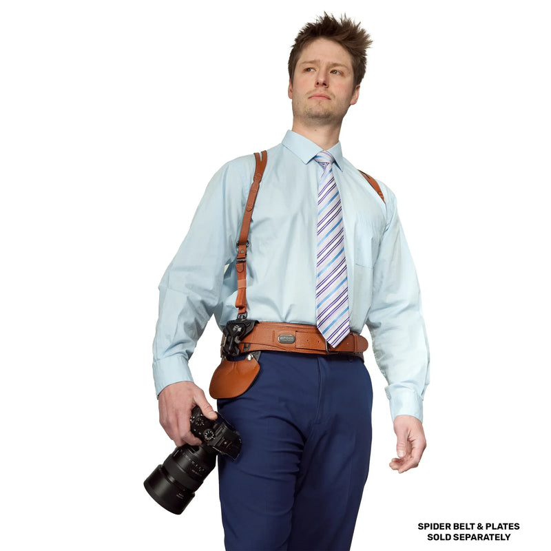 SpiderPro Dual Shoulder Harness V3 Brown