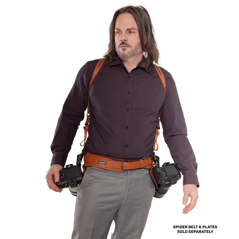 SpiderPro Dual Shoulder Harness V3 Brown