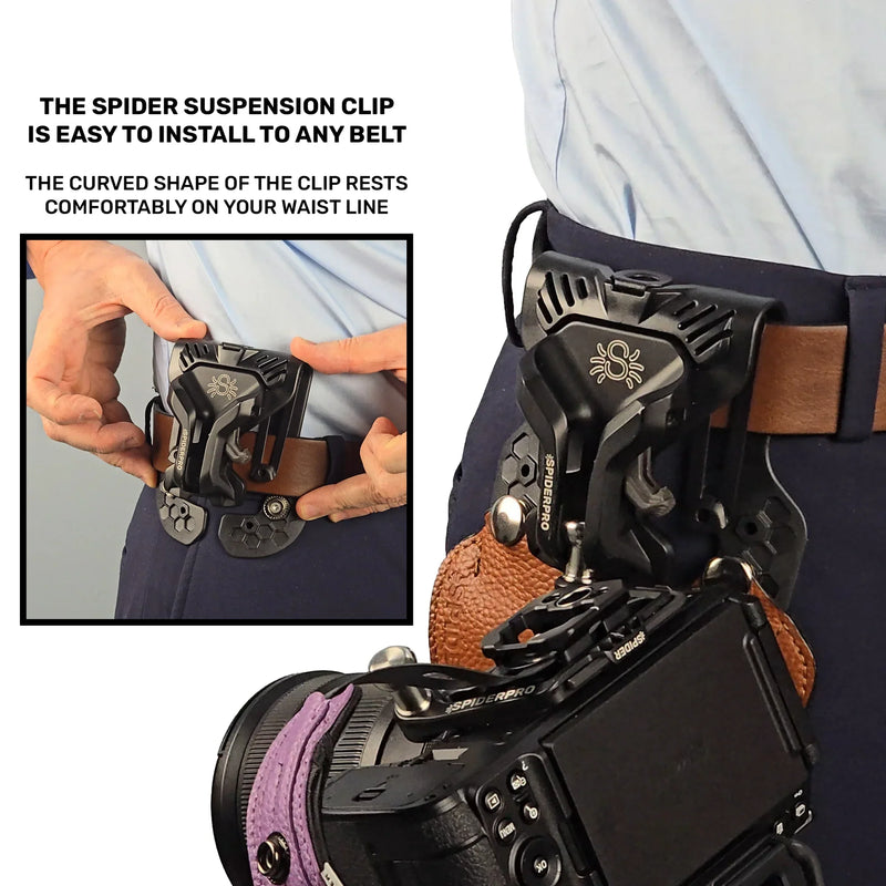 SpiderPro Holster V3 & Suspension Clip Black
