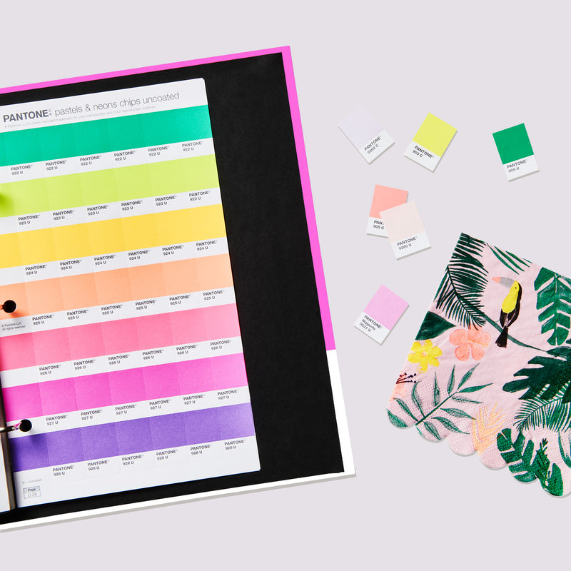 Pantone® Pastel und Neon Chip Book Coated und Uncoated