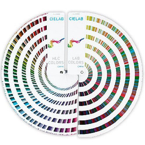Cielab color fan Lab and HLC in a set