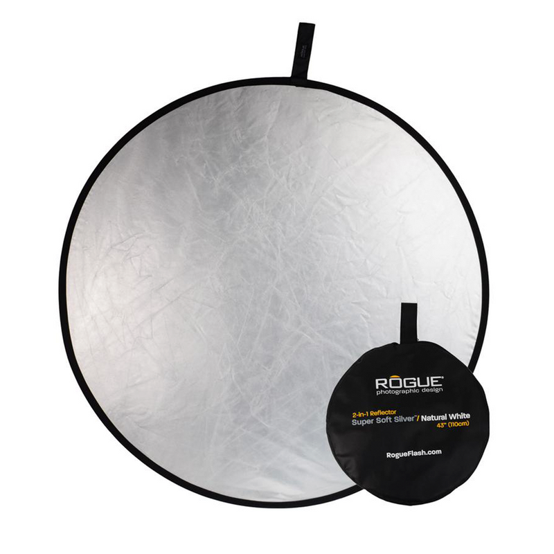 Rogue 2-in-1 Reflector Silver/White 43"