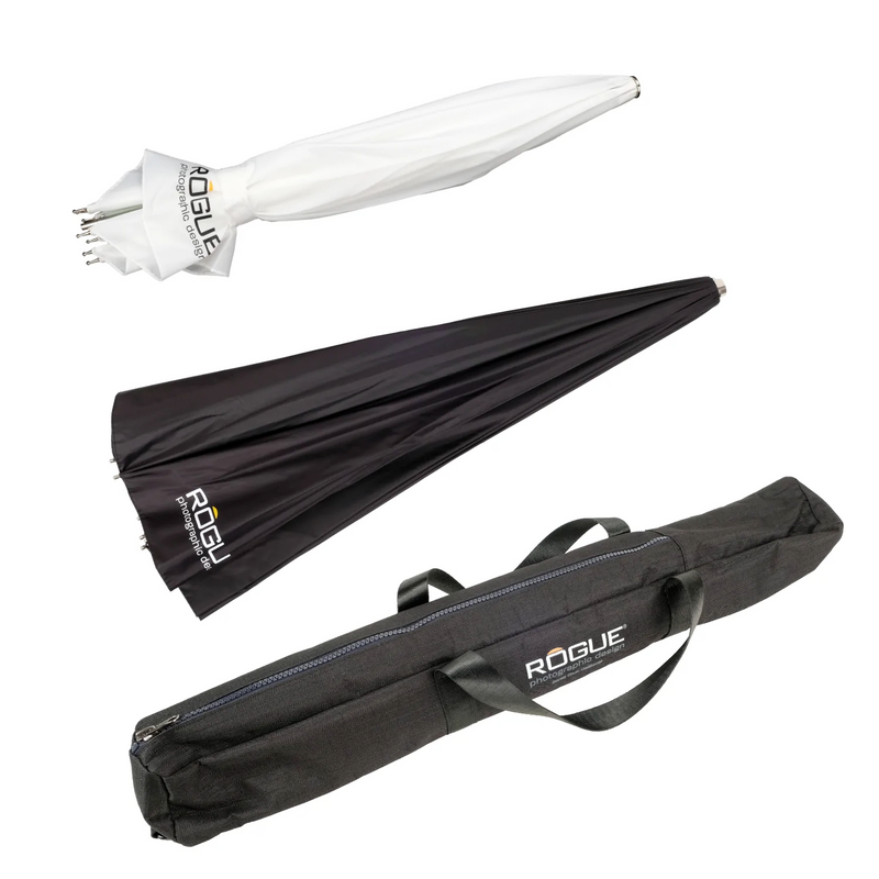 Rogue Umbrella Travel Kit (38” umbrella reflector with diffuser + 32” translucent umbrella)