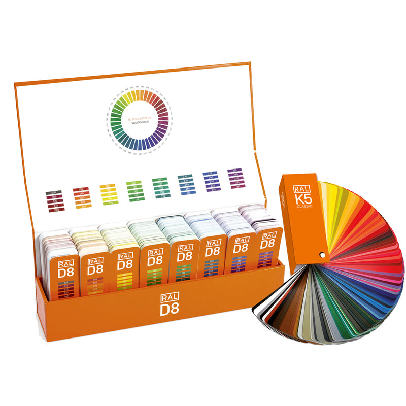 Toutes les 2 108 couleurs RAL dans un ensemble exclusif 2 en 1