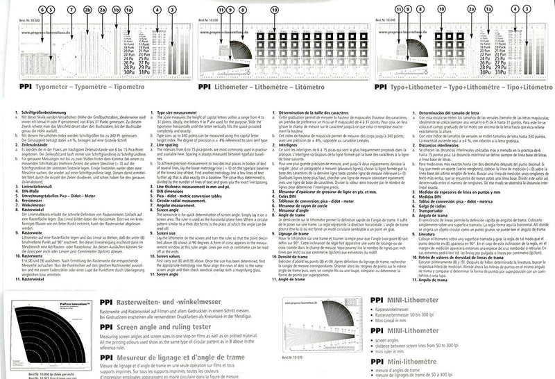 DCS Typometer and Lithometer