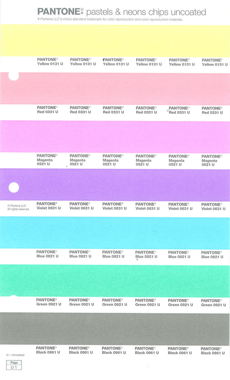PANTONE FHI Color Specifier Ersatzseiten (1 Packung)