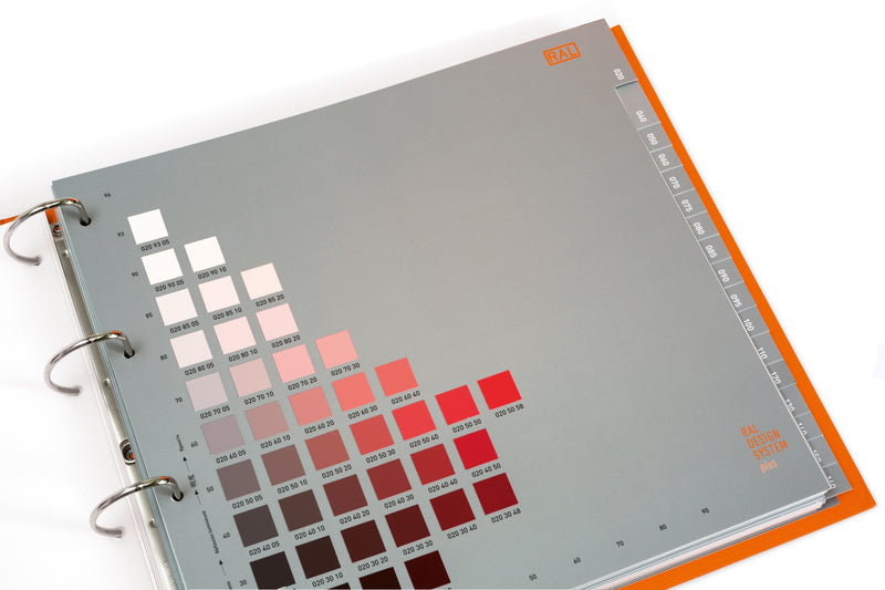 Atlas de couleurs RAL D4 avec toutes les couleurs 1825 RAL DESIGN plus